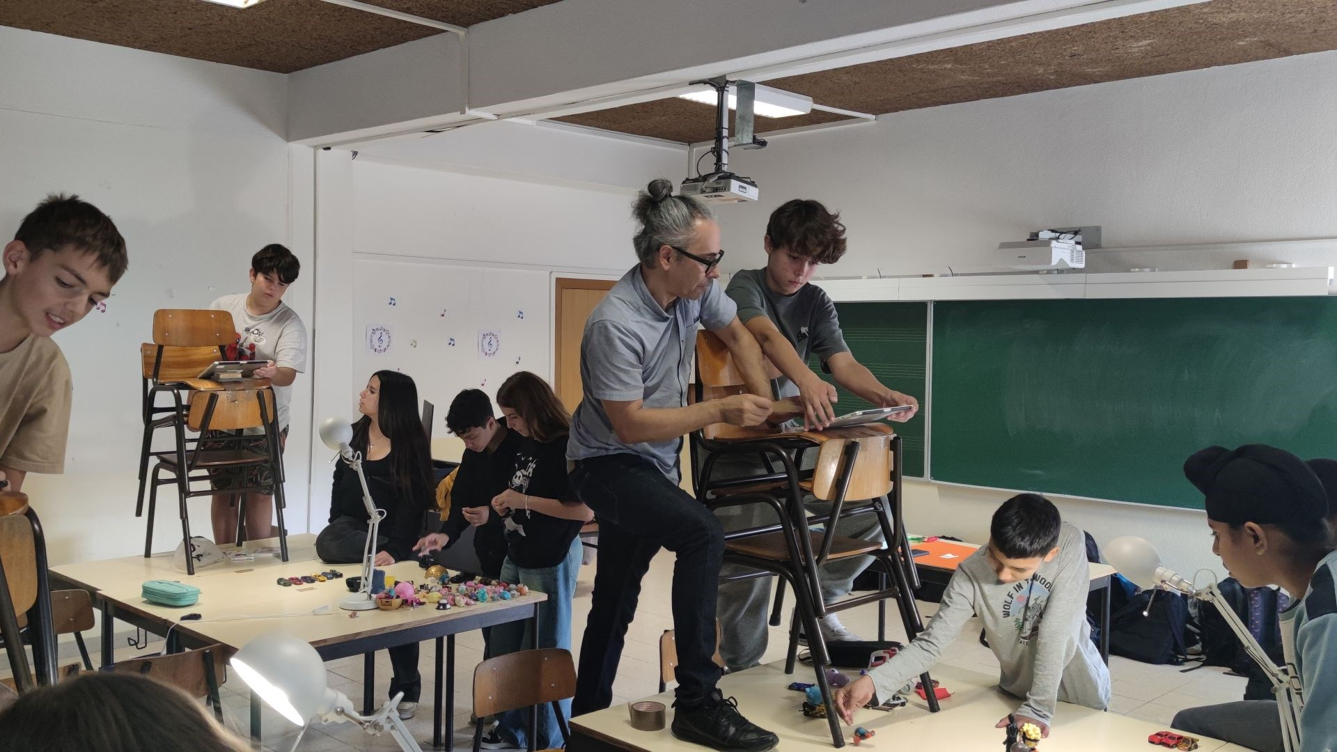 Workshop de Animação em Stop Motion com a turma D do 7.º ano